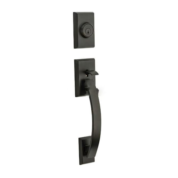 Kwikset Tavaris Exterior Single Cylinder Handleset Trim 800TVH-11P-SMT-6AL-RCS-LIP - main